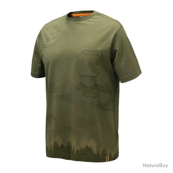 TSHIRT BERETTA "FOREST" KAKI T3XL