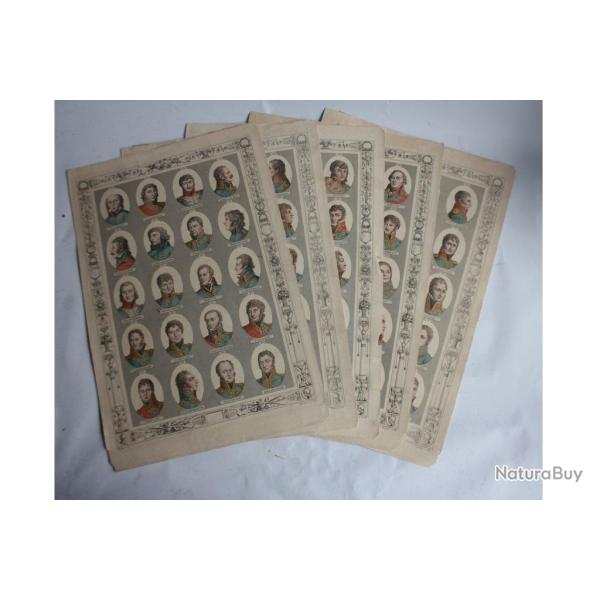 Gravures Edme Bovinet Portraits des 100 Mar�chaux G�n�raux Empire