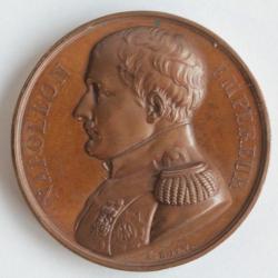 Médaille Napoléon Empereur Mémorial de Sainte-Hélène 1840