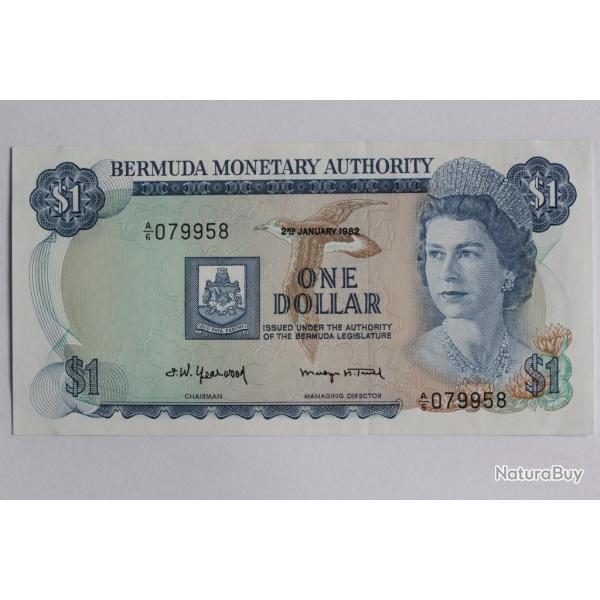Billet 1 Dollar Bermuda 1982 neuf