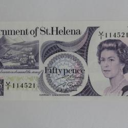 Billet 50 Pence Sainte Hélène 1979 Elisabeth II neuf