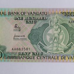 Billet 100 Vatu Vanuatu type 1982-89 neuf