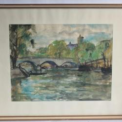 Aquarelle originale Mélanie FAIN