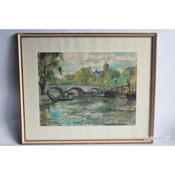 Aquarelle originale Mlanie FAIN