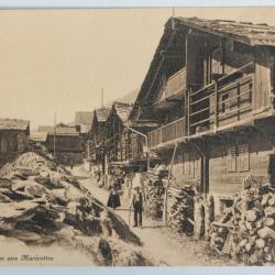 CPA Suisse La rue aux Marécottes