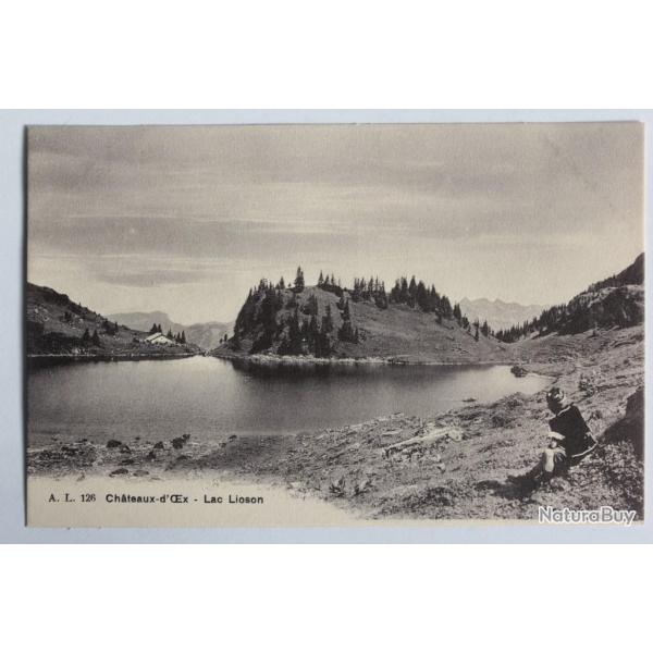 CPA Suisse Chateau d'Oex Lac Lioson