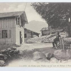 CPA Suisse La Crettaz près Tretien sur la route de Salvan à Fenestral