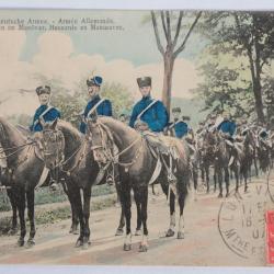 CPA Armée allemande Hussards en manoeuvre