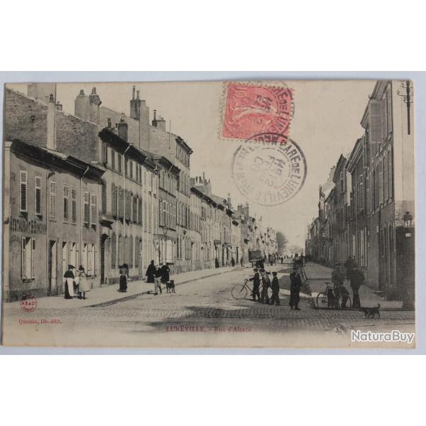 CPA Meurthe-et-Moselle Lun�ville Rue d'Alsace