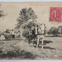 CPA Meurthe-et-Moselle Environs de Lunéville Fenaison prairie Moncel
