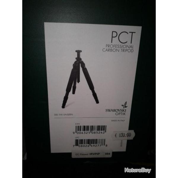 PCT Professionnal Carbon Tripod Swarovski