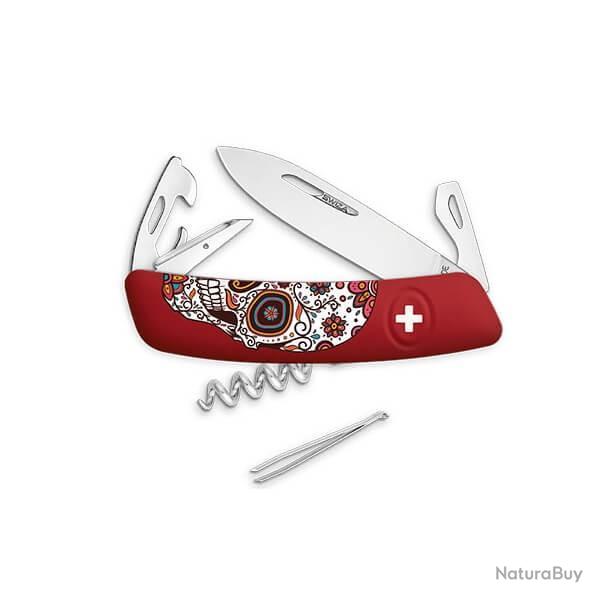 SZD03MSKUL-Couteau suisse Swiza D03 Mexican Skull