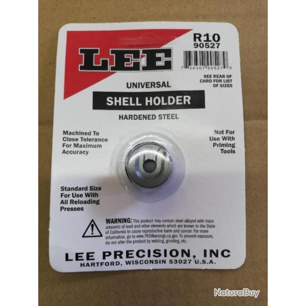 shell holder lee 10 R10 N�10 pour 225 win, 6.5 jap, 220 swift ...