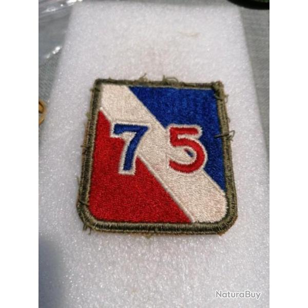 Patch arm�e us 75th INFANTRY DIVISION ww2 original 2