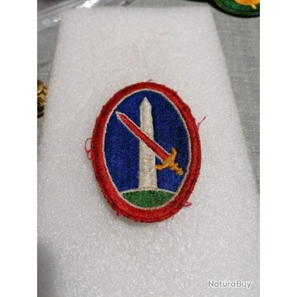 Patch arm�e us WASHINGTON DISTRICT ww2 original