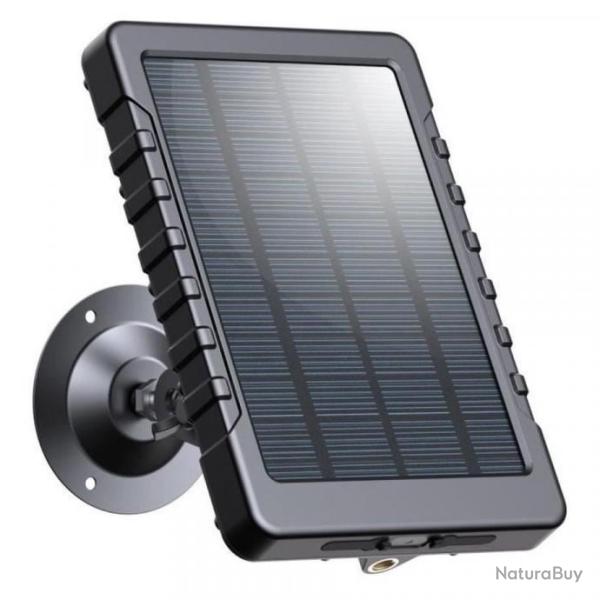 Panneau solaire pour cam�ra de chasse ayant batterie 3000 mAh - Livraison gratuite et rapide
