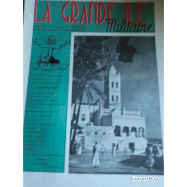 REVUE DES FORCES ARMEES DE MADAGASCARD LA GRANDE ILE  FEVRIER  1954  MORONI  LA MOSQUEE  /  No  11