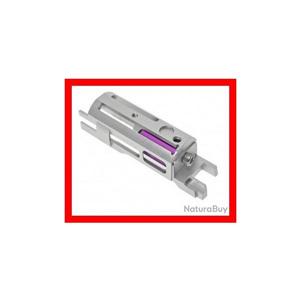 CAGE NOZZLE EN ALUMINIUM B02 BLOWBACK HOUSING POUR HI-CAPA ARGENT