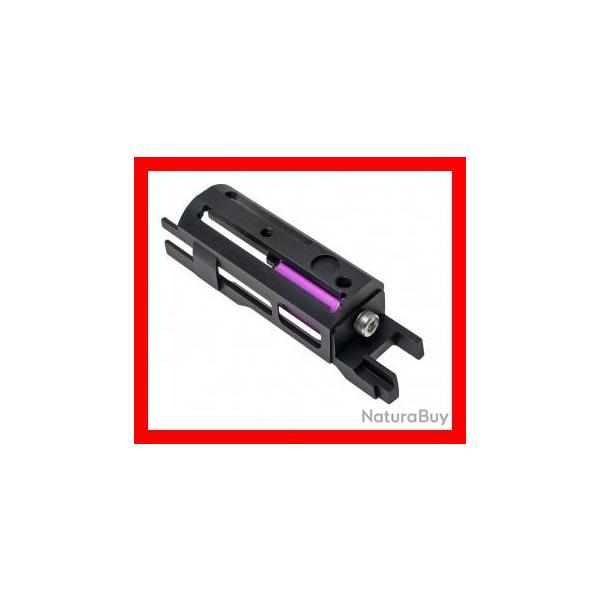 CAGE NOZZLE EN ALUMINIUM B02 BLOWBACK HOUSING POUR HI-CAPA NOIR