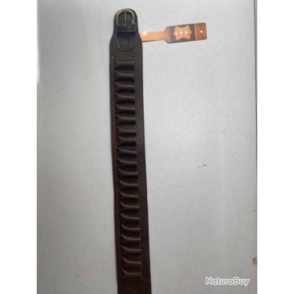 Cartouchi�re cal 20 COUNTRY SELLERIE en cuir de vachette