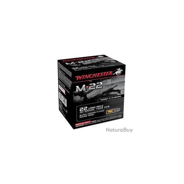 WINCHESTER - Balles 22LR M22 Black CPRN 40g (x400)