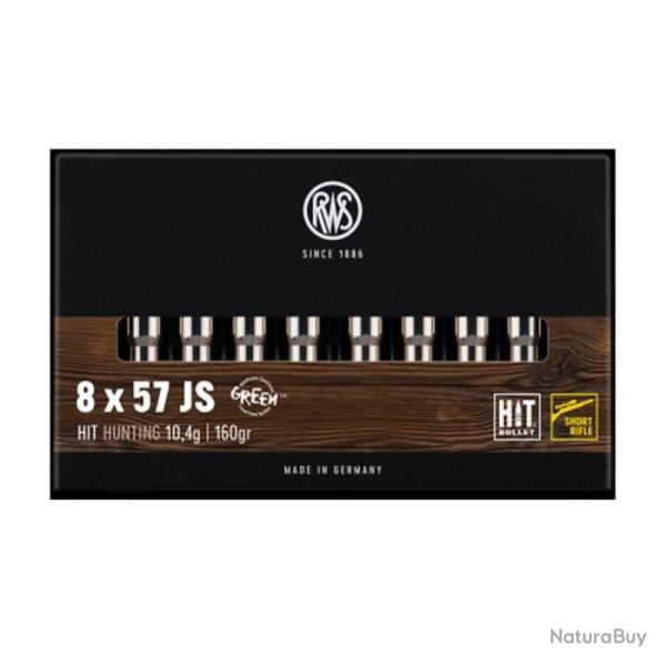 Balles RWS Hit Short Riffle - Cal. 8x57 JS - 8x57 JRS / Par 1