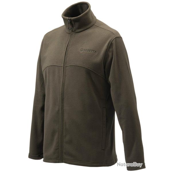 Veste de chasse polaire zipp�e marron BERETTA