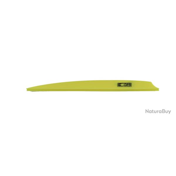 BOHNING - Plume ZEN 4" JAUNE N�ON