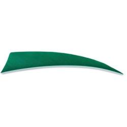 BUCK TRAIL - Plumes Naturelles Shield 3" RH VERT LEMON