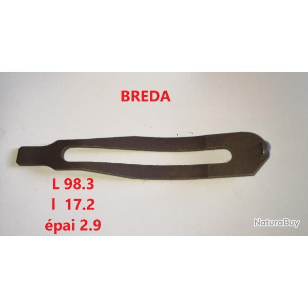 ressort de chien pour fusil BREDA longueur 98.3 largeur 17.2 �paisseur 2.9