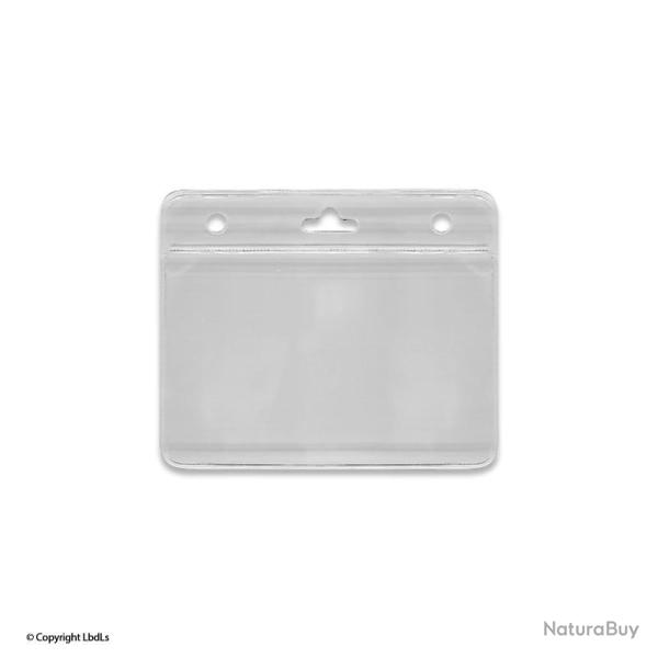Pochette souple pour badge 86 x 54 horizontal