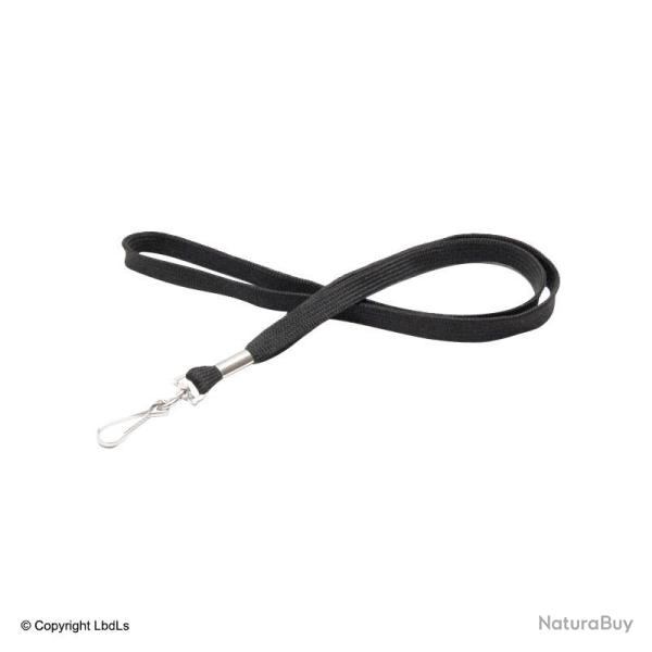 Cordon noir 90 cm pour badges ou sifflet