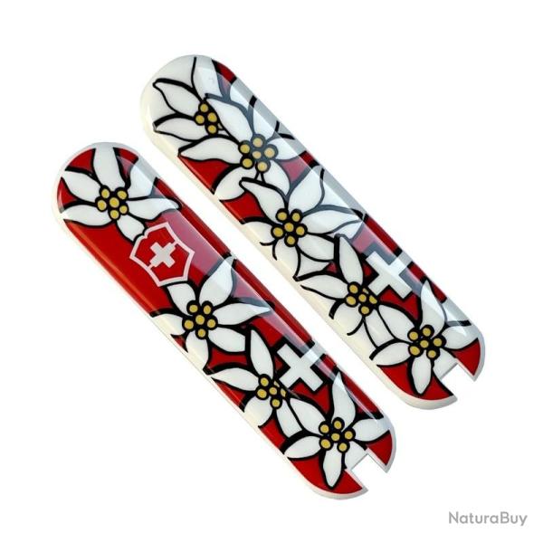 Plaquettes couteau suisse "Edelweiss" 58 mm [Victorinox]