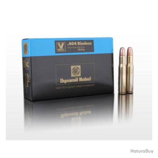 Balles RWS VM - 26 g - 404 Rimless - 404 Rimless / Par 1