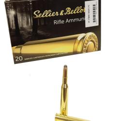 Munitions SELLIER BELLOT calibre 270 Win Softpoint 150gr - 9.7g x20