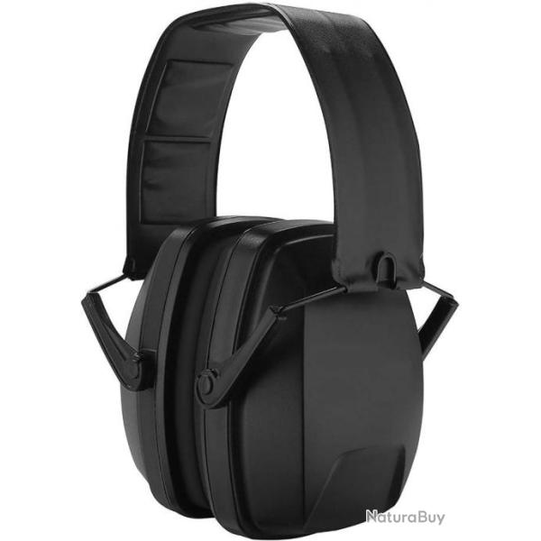 Casque anti-bruit 36dB - Noir - Livraison rapide