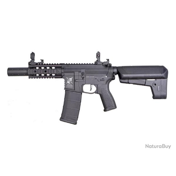 Delta Armory M4 SilentOps CQB Noir Bravo AEG 1.5J Pack complet