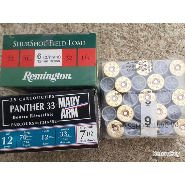 3 boites cartouches petit gibier...