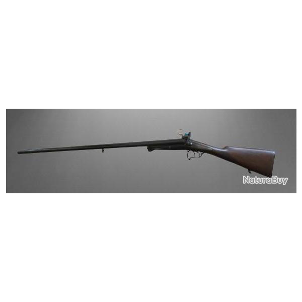 Fusil juxtapos� � broche de borgne droitier, cal 16