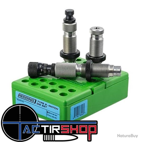 Jeu d'outils Redding Type S-Match collet 7mm-08 Remington
