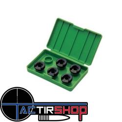 Boite de 5 shell holders de comp&eacute;tition Redding Ref: 6 Calibre Magnum