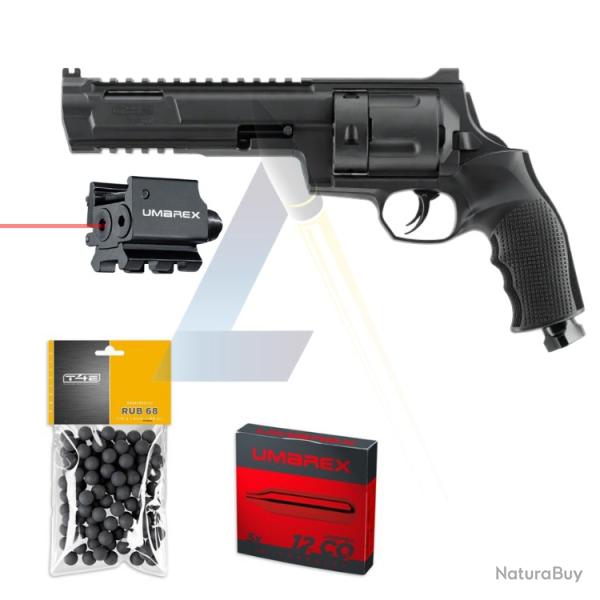 Pack Laser Revolver Dfense T4E TR68 Gen2 cal. 68 16 joules - Umarex