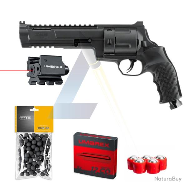 Pack Laser Razor Revolver T4E TR68 Gen2 cal. 68 16 joules - Umarex - Livraison Gratuite