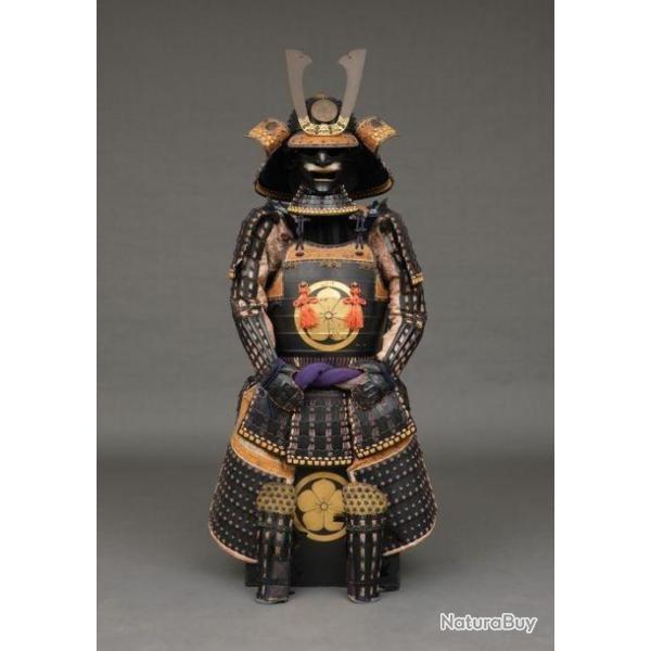 MAGNIFIQUE Armure de samoura�  YOROI de la p�riode showa (1926 - 1989) - Textile, M�tal -