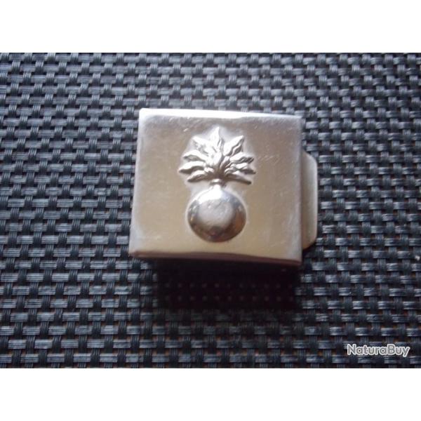 BOUCLE DE CEINTURON GENDARMERIE POUR CEINTURON BLANC MOTOCYCLISTE