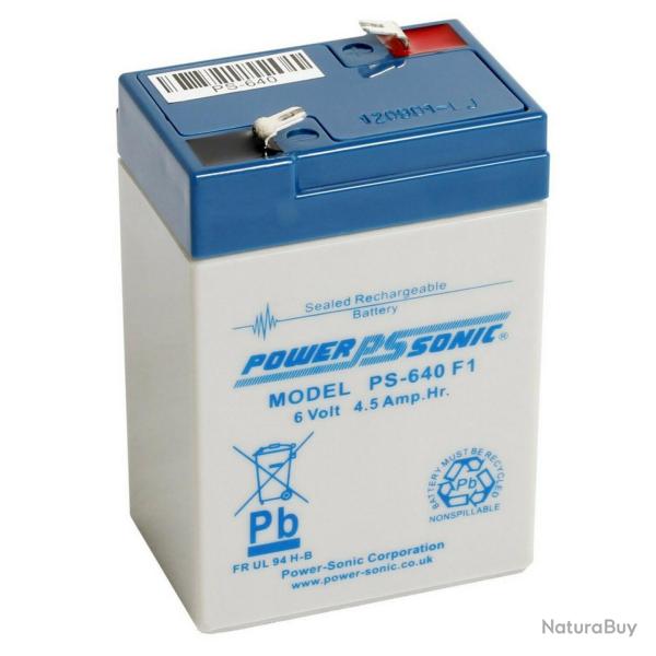 Batterie rechargeable 6 Volts pour agrainoir