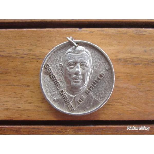 2 MEDAILLEs GENERAL DE GAULLE