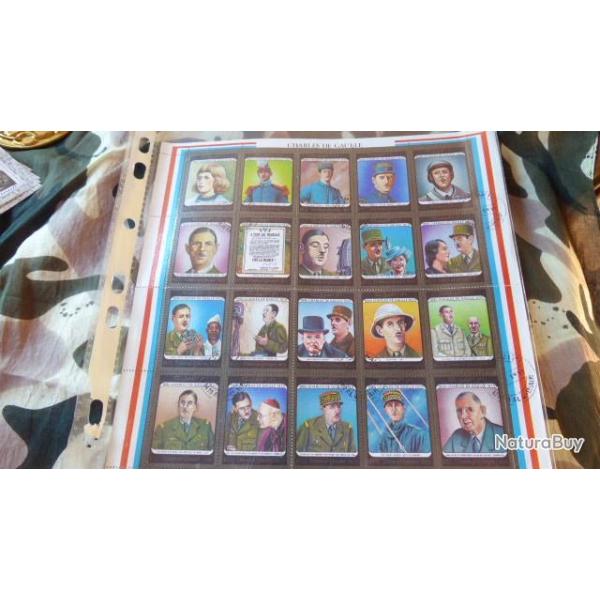 TIMBRES ANCIENS GENERAL DE GAULLE