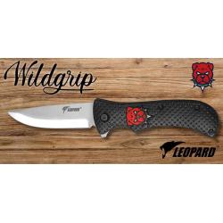Couteau de poche L&eacute;opard Wildgrip 12 cm Bulldog