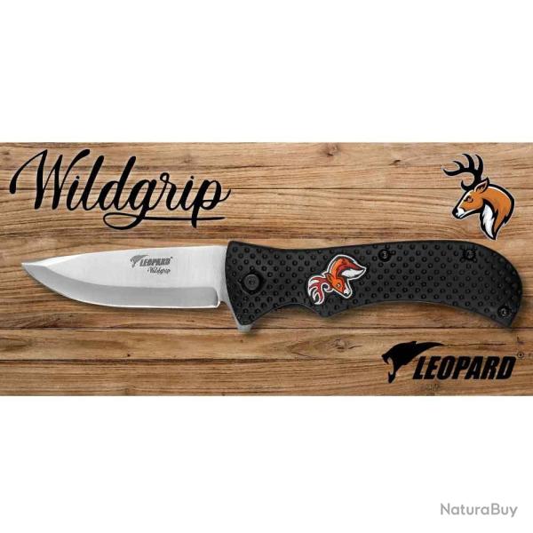 Couteau de poche L�opard Wildgrip 12 cm Cerf